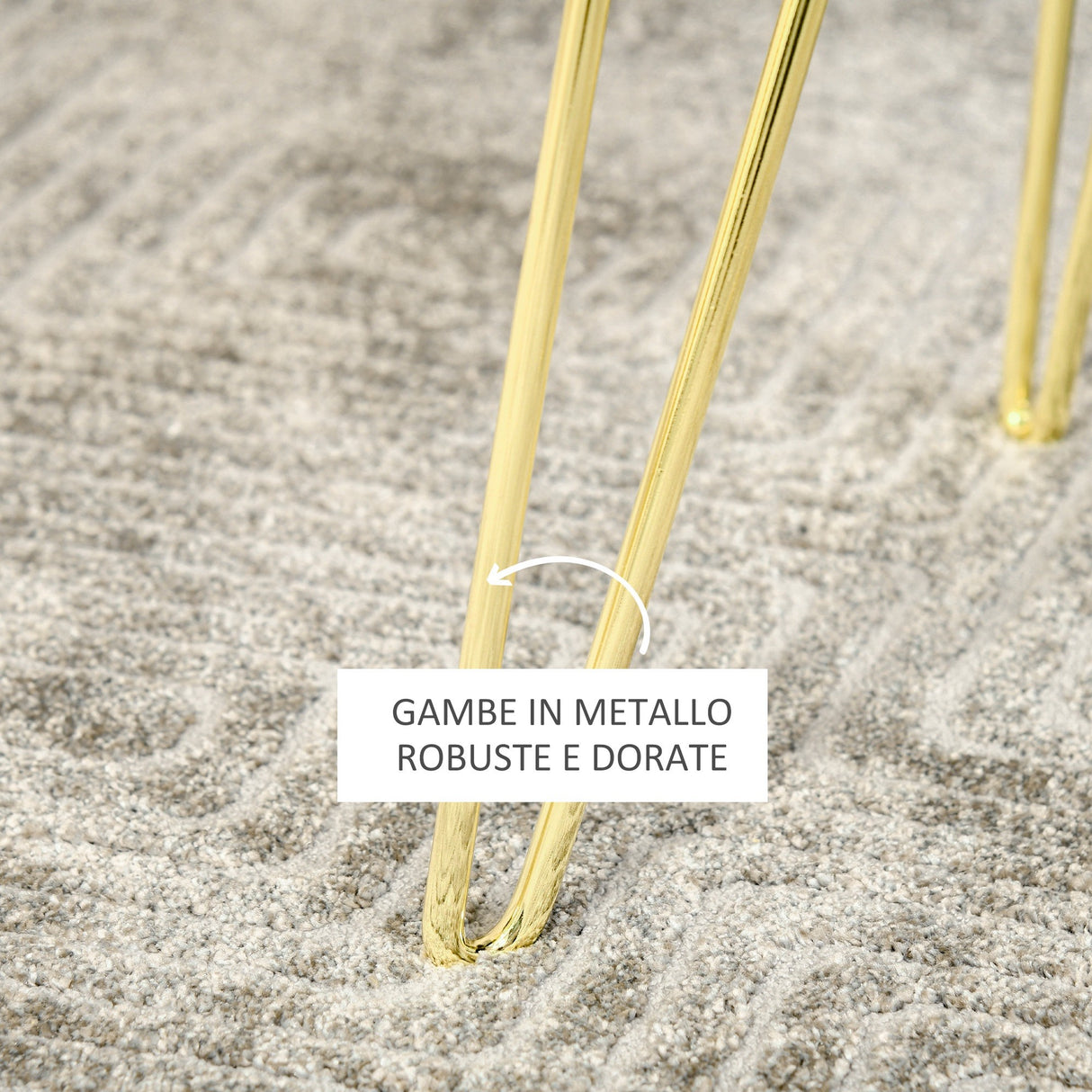 easycomfort easycomfort sgabello rotondo con vano contenitore in velluto verde e oro 36x36x45cm ean 8054111847643