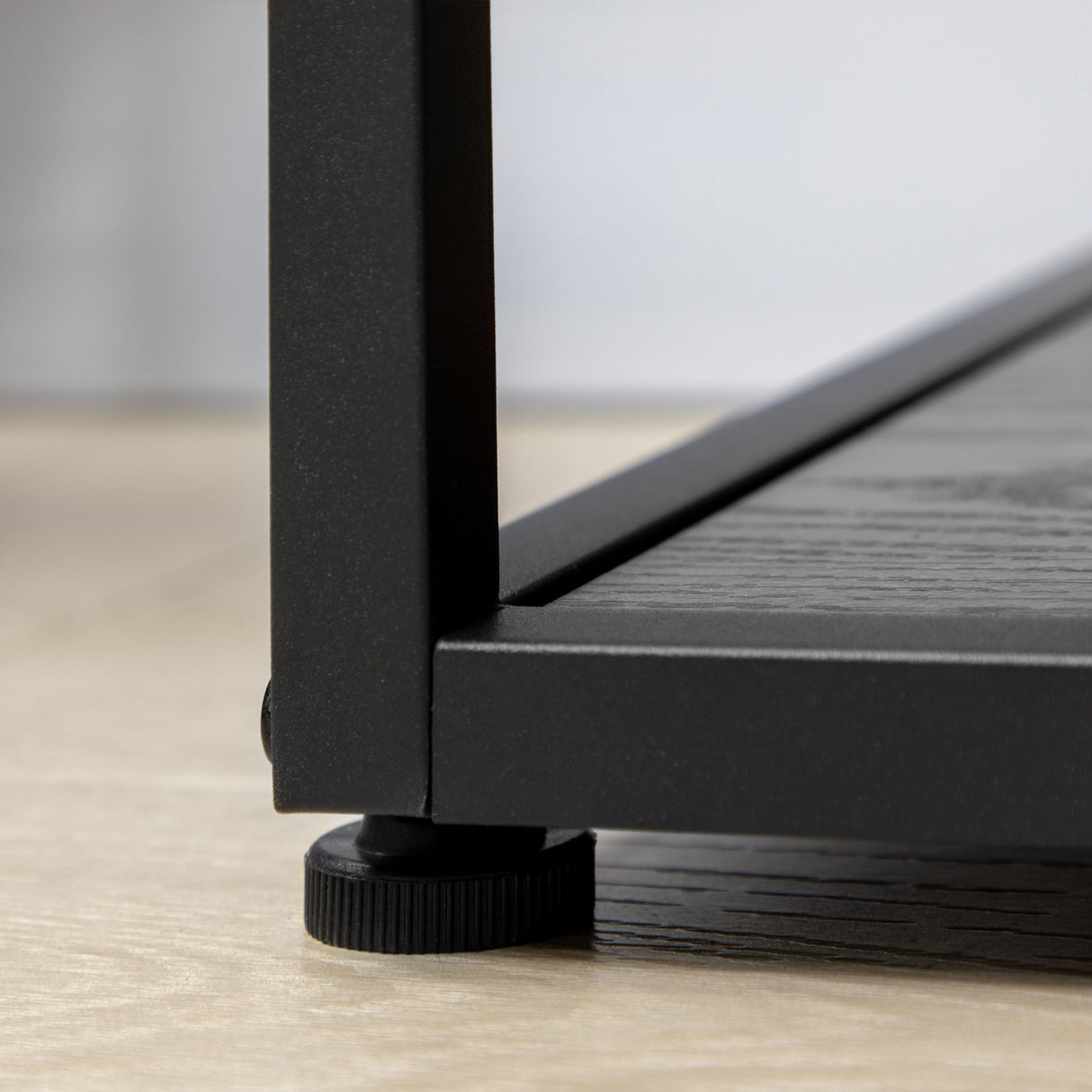 easycomfort easycomfort mobile libreria a 7 livelli in truciolato e acciaio per soggiorno camera da letto e ufficio 83x34x180 cm nero