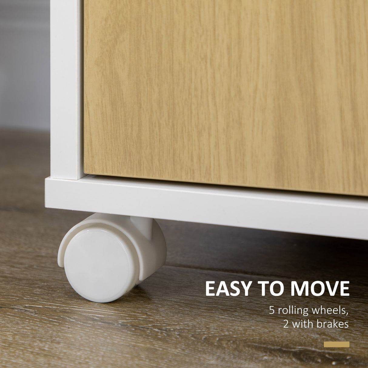 easycomfort easycomfort carrello da cucina in truciolato con 4 ripiani aperti un cassetto e un armadietto a 2 ante 80x39x85 5 cm