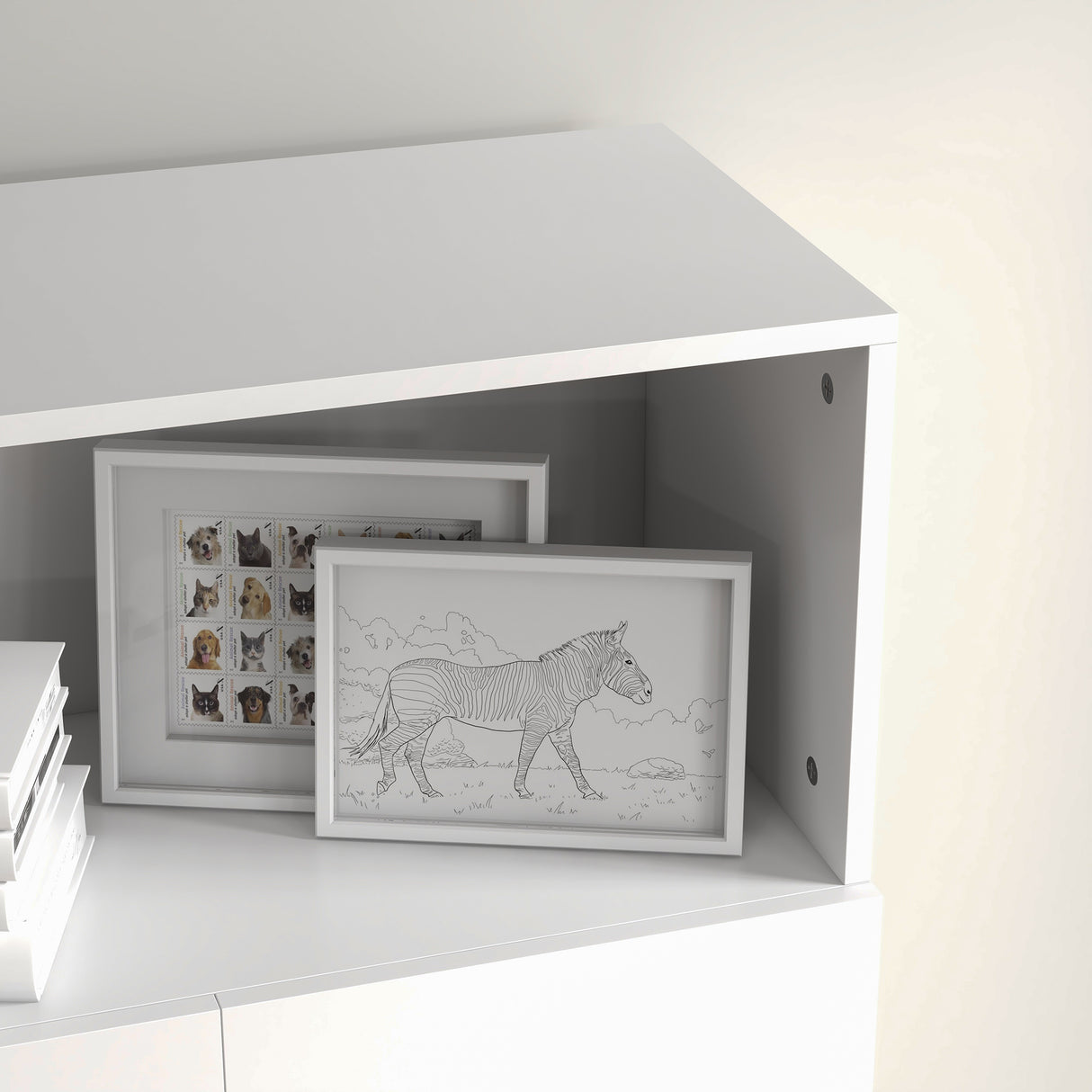 easycomfort easycomfort mobile multiuso con ripiano aperto 2 ante e ripiani regolabili 70x35x188cm bianco