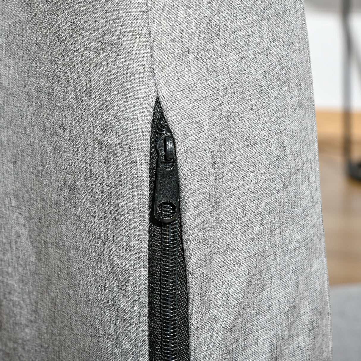 easycomfort easycomfort poltrona letto singolo con schienale reclinabile 5 livelli 73x60x81cm grigio