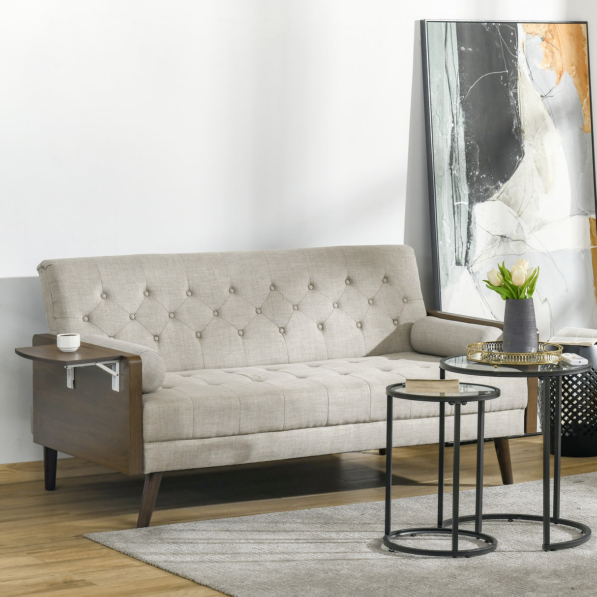 easycomfort easycomfort divano letto singolo con mensole laterali seduta 3 posti e schienale 3 reclinazioni 200x88x89cm