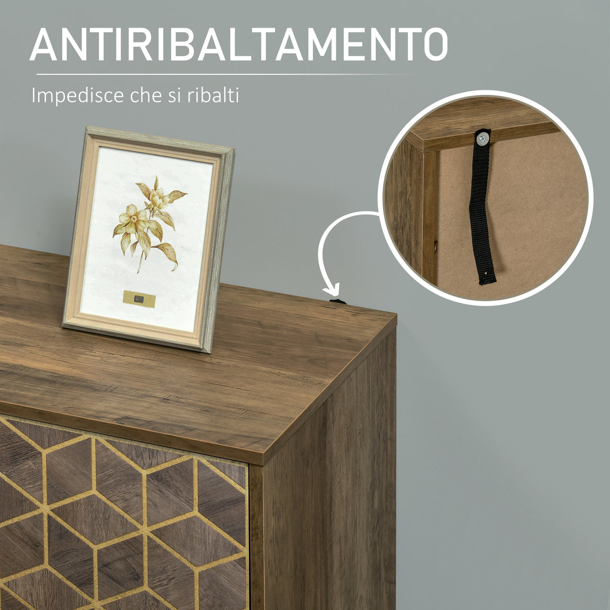 easycomfort easycomfort mobile da ingresso moderno con decori dorati e gambe in acciaio 99x39x75 5cm