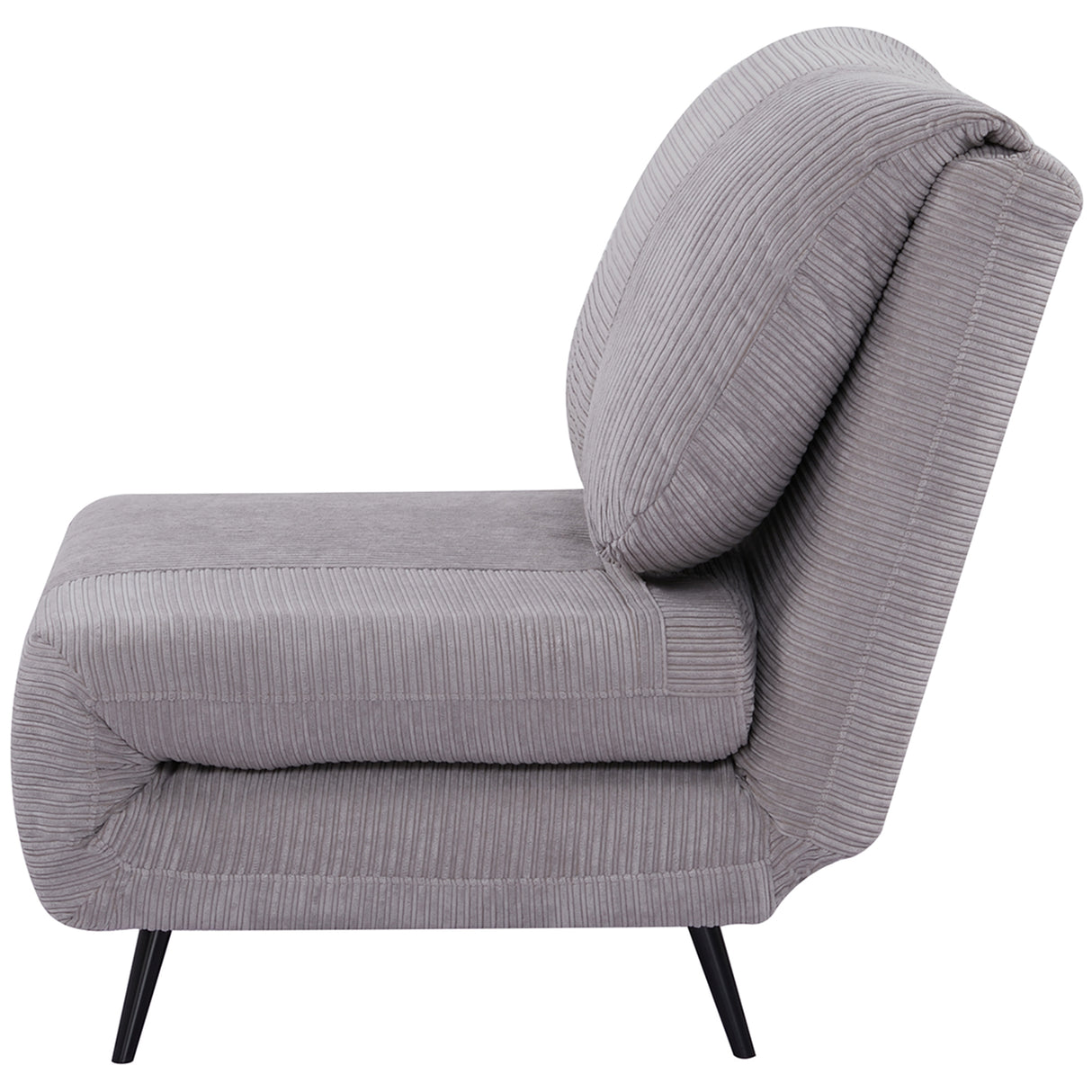 easycomfort easycomfort poltrona letto 2 in 1 singola schienale regolabile su 3 livelli e imbottito struttura in legno e acciaio