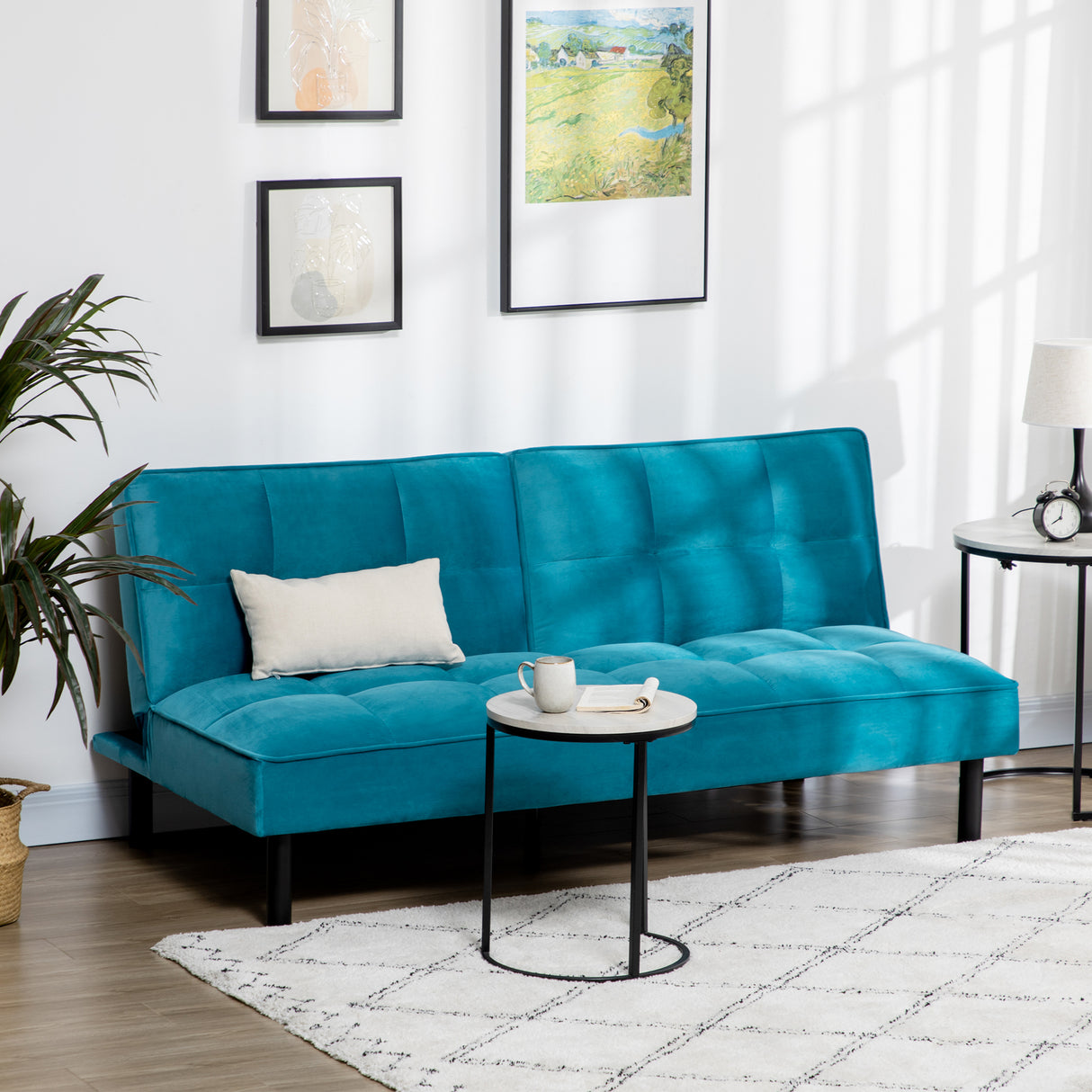 easycomfort easycomfort divano letto 3 posti con schienale reclinabile in velluto verde legno e acciaio