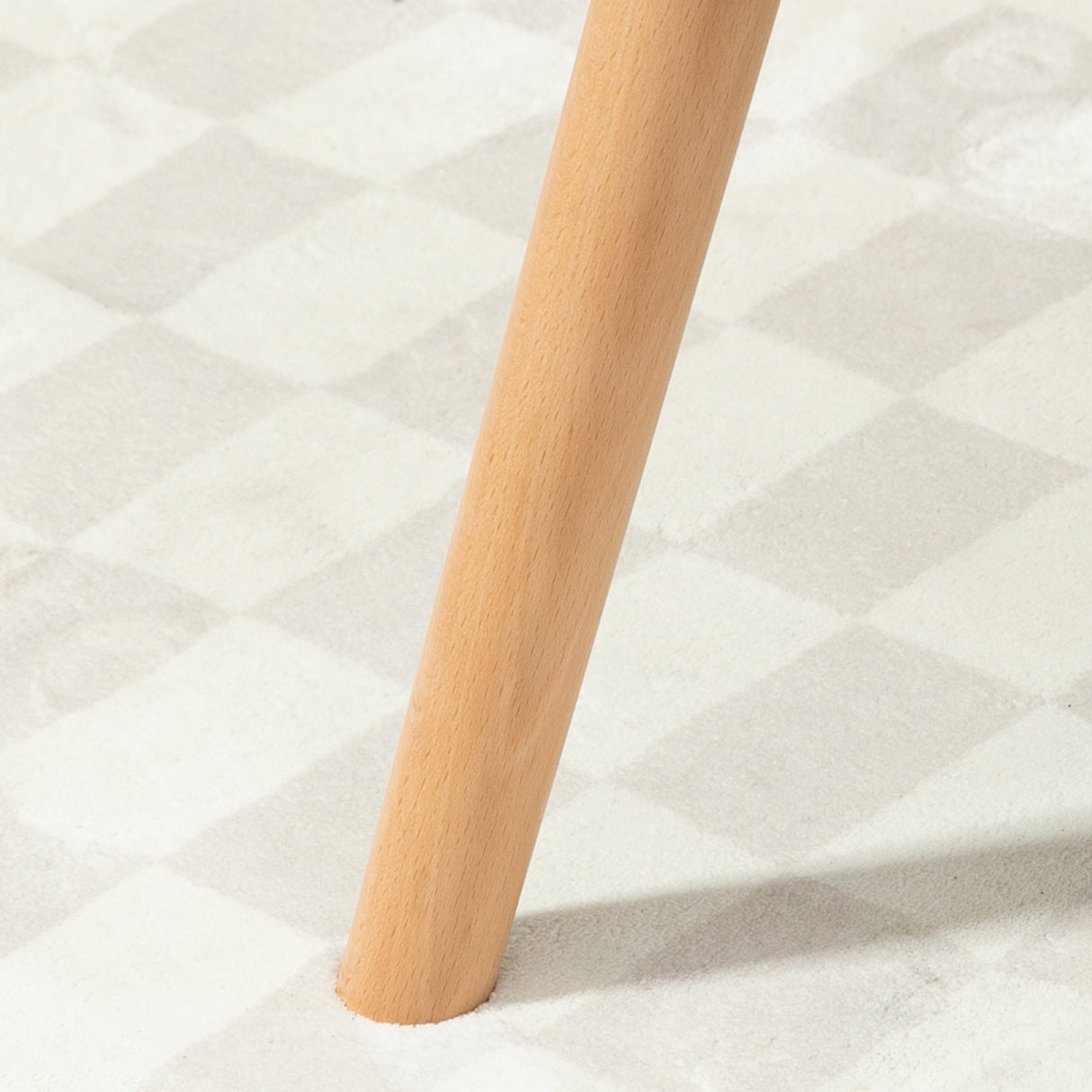 easycomfort easycomfort poltroncina da camera in velluto trapuntato e gambe in legno 66x76x98cm multicolore