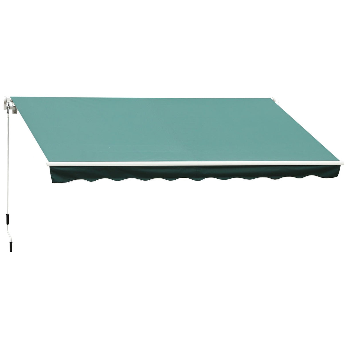 easycomfort easycomfort tenda da sole a manovella copertura impermeabile 400x250cm verde ean 8055776911533