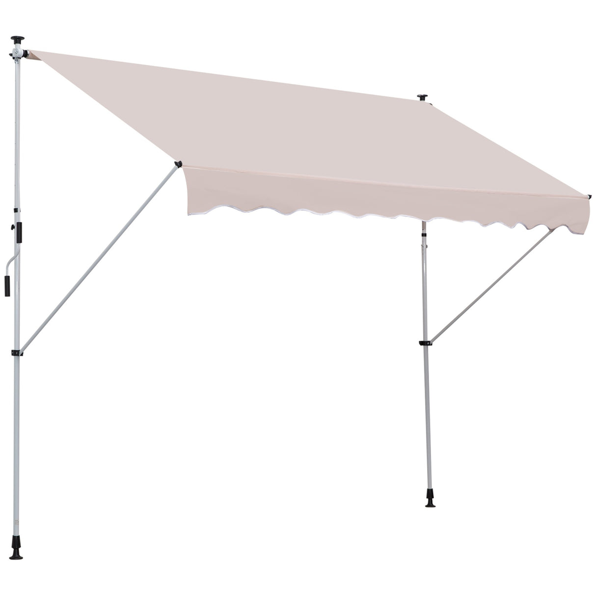 easycomfort easycomfort tenda da sole avvolgibile autoportante beige 300150cm ean 8054111848855