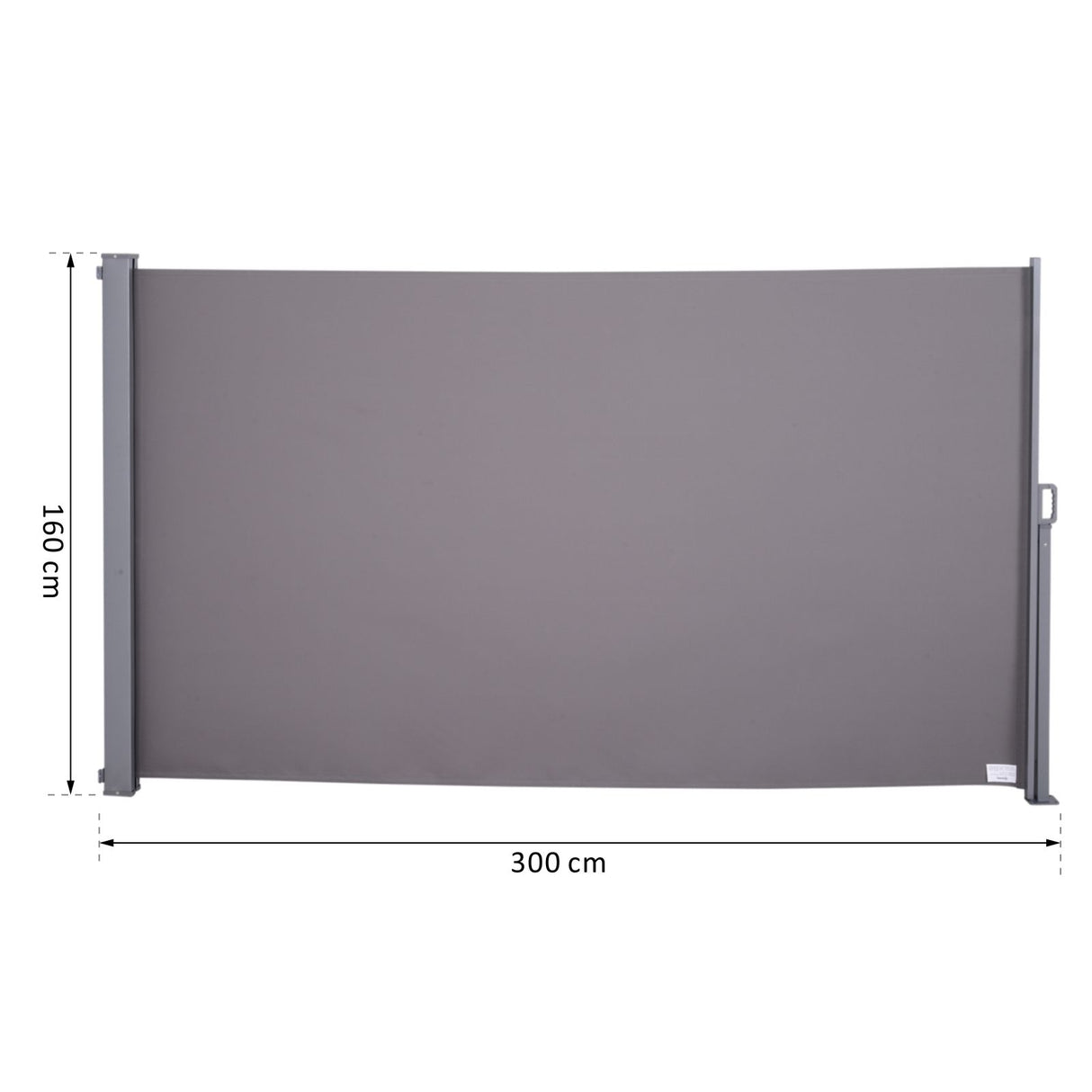 easycomfort easycomfort tenda da sole laterale e avvolgibile protezione ventoprivacy 3x1.6m grigio ean 8055776910222