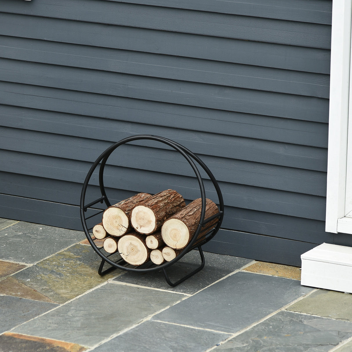 easycomfort easycomfort portalegna in ferro per interni ed esterni nero ean 8054111840156