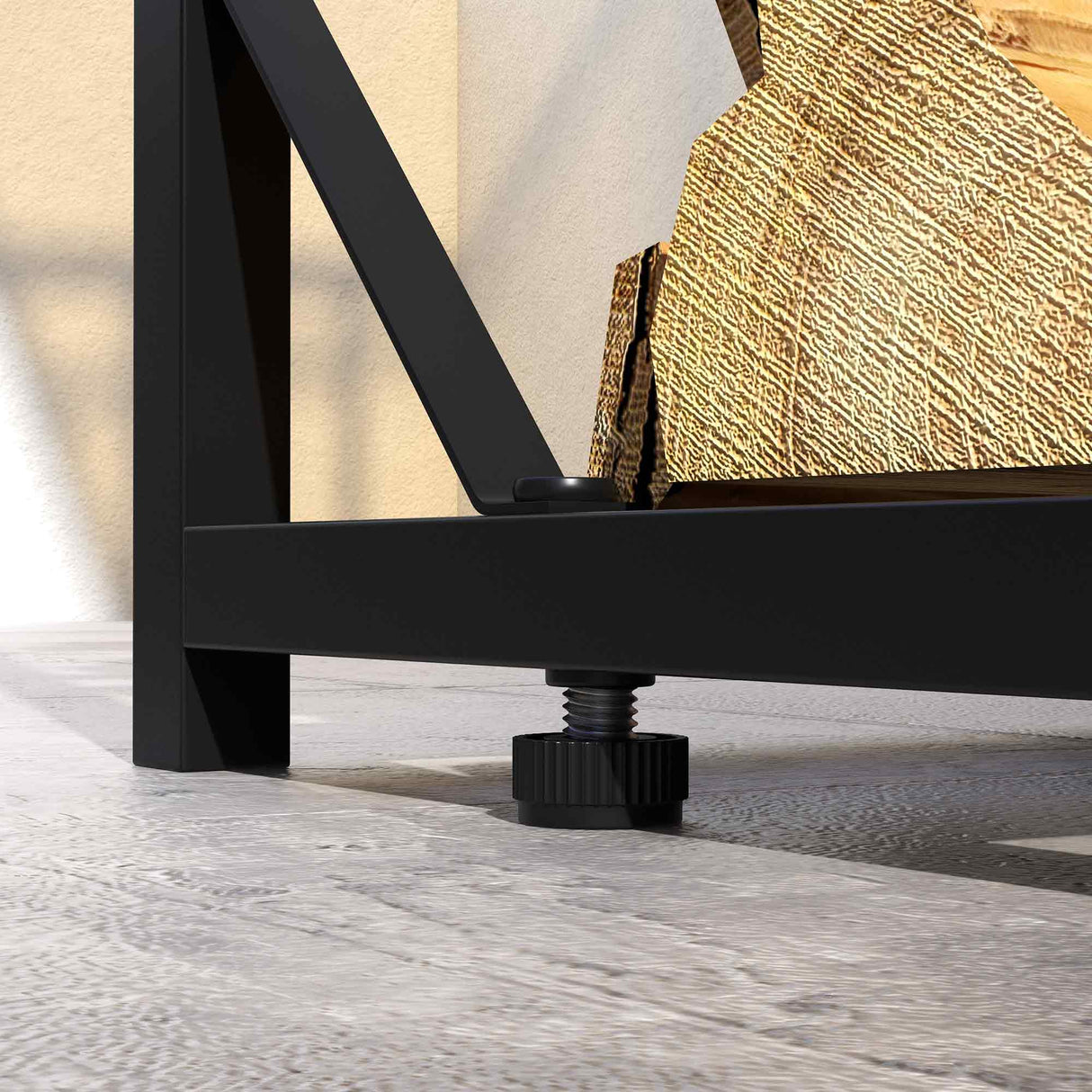 easycomfort easycomfort legnaia da esterno in metallo con tetto in policarbonato capacita 2100kg 185x67x185 nero