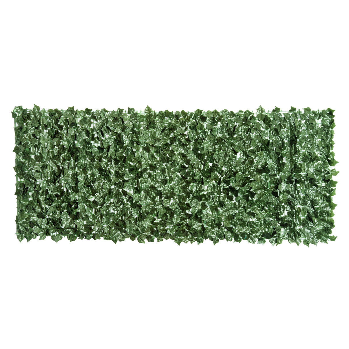 easycomfort easycomfort rotolo di siepe artificiale per balcone e giardino in pe anti uv con foglie 240x100cm verde scuro