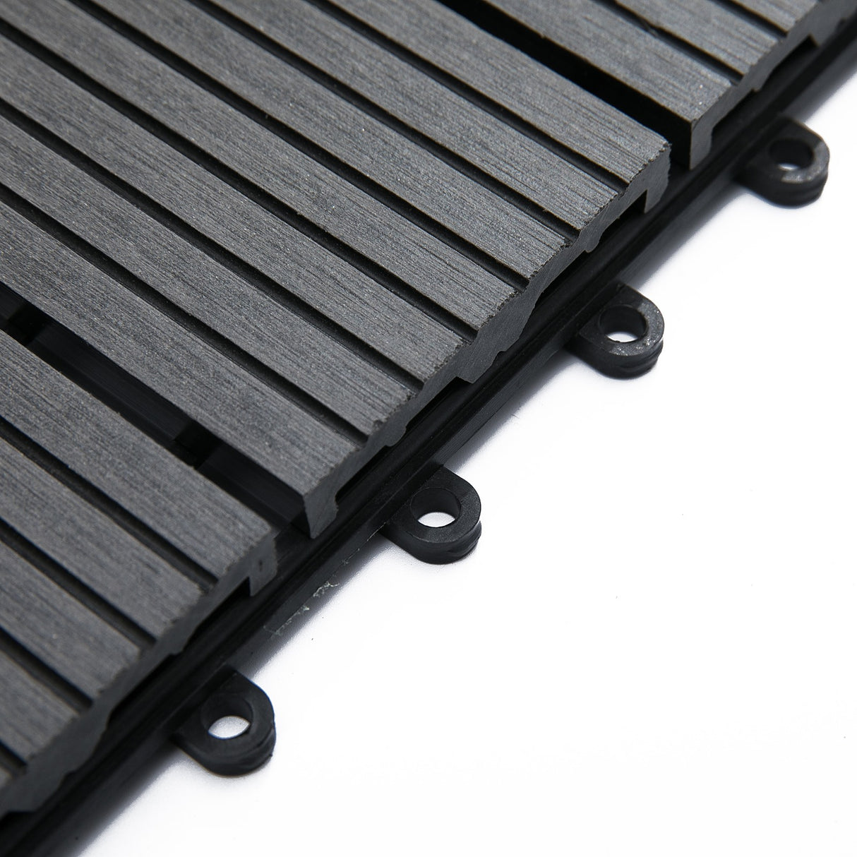 easycomfort easycomfort piastrelle da giardino incastrabili set da 11 mattonelle per esterno pavimentazione giardino grigio 30x30x2.2cm ean 8054111845939