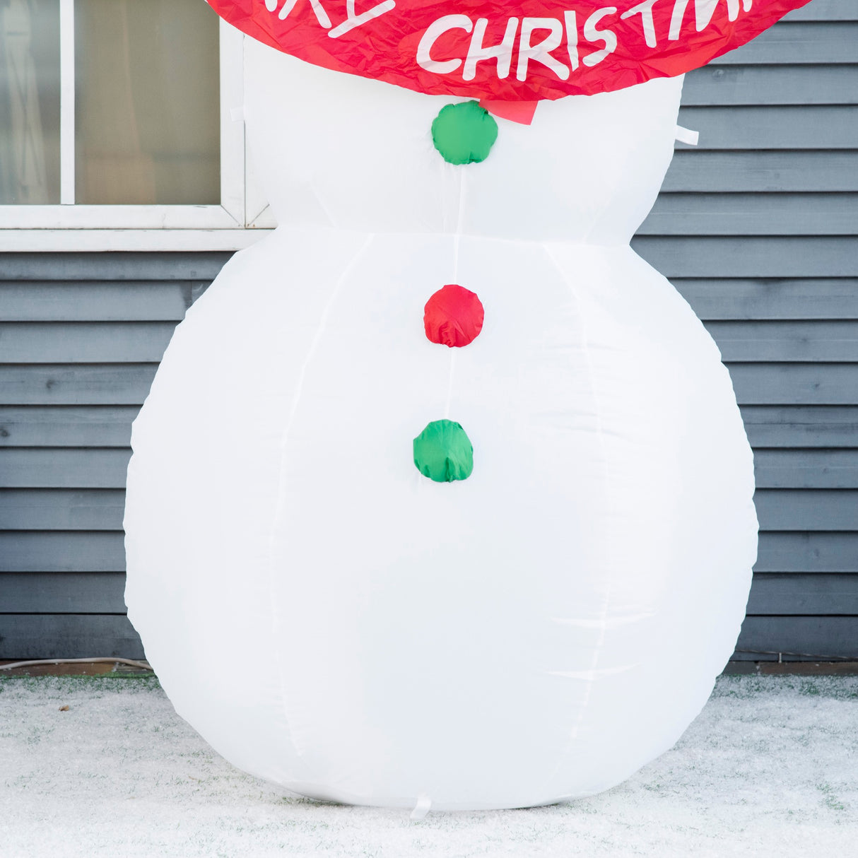 easycomfort easycomfort pupazzo di neve gonfiabile gigante da esterno impermeabile con luci a led