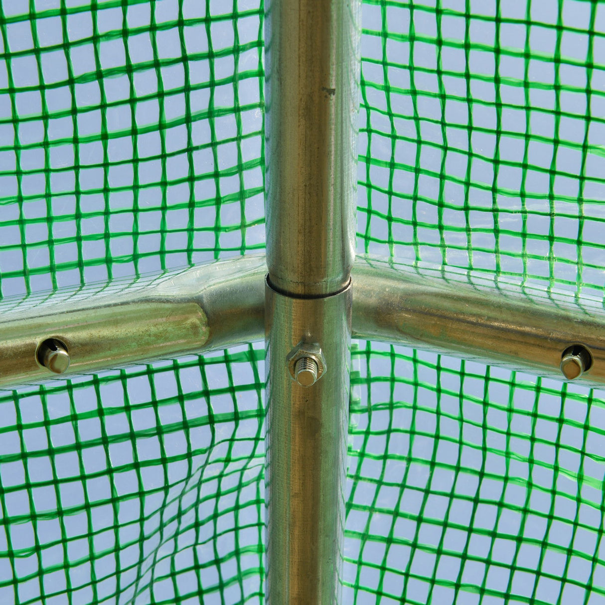 easycomfort easycomfort serra da giardino a tunnel 8x3x2m in pe e acciaio con porta avvolgibile e finestre verde