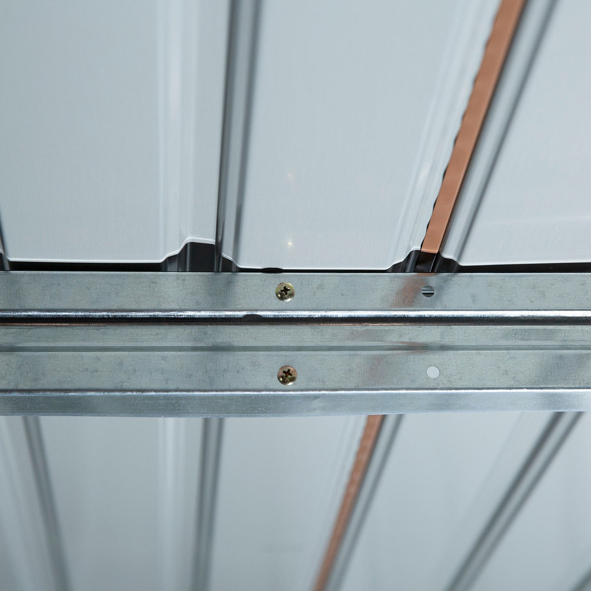 easycomfort easycomfort casetta da giardino con 2 porte scorrevoli e 4 prese daria in acciaio e pp 340x386x200cm giallo