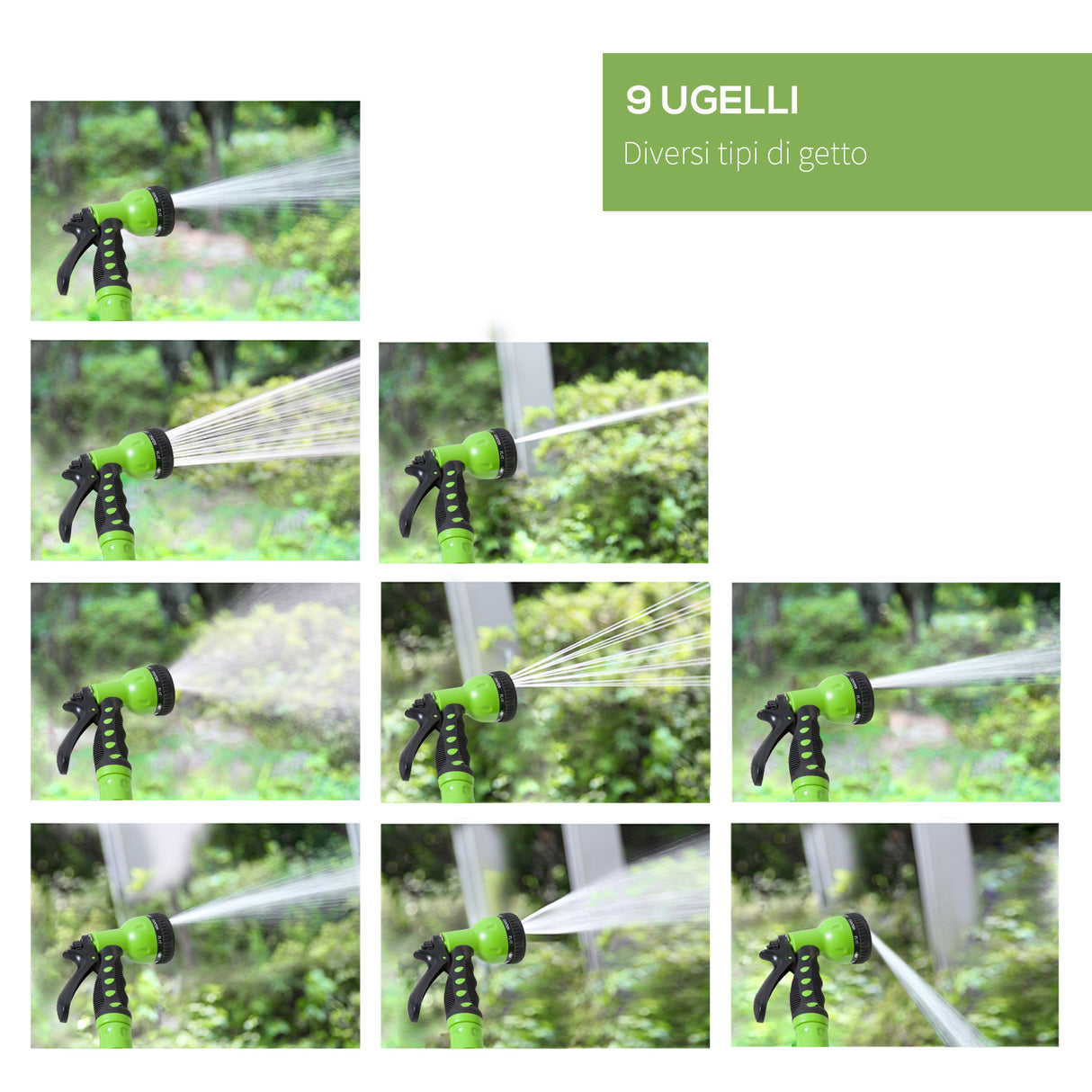 easycomfort easycomfort rullo avvolgitubo riavvolgimento automatico con ugello multifunzionale giardino 20 metri ean 8054144138862