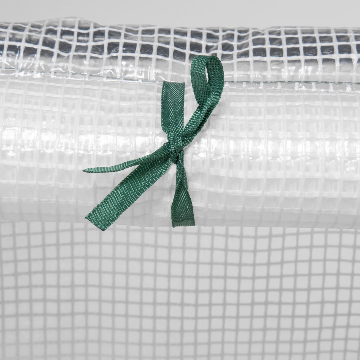 easycomfort easycomfort serra da giardino con copertura in pe rinforzato e telaio in acciaio 180x90x90cm bianco