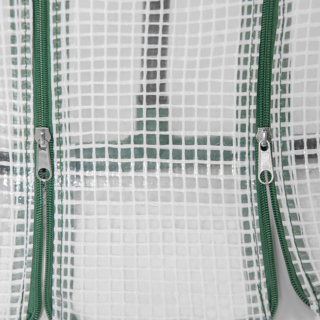 easycomfort easycomfort serra da giardino con copertura in pe rinforzato e telaio in acciaio 180x90x90cm bianco