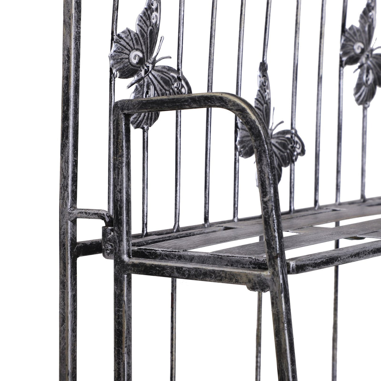 easycomfort easycomfort fioriera a scaffale a 3 ripiani da giardino balcone interno grigio argento 44 x 25 x96 cm ean 8054111844567