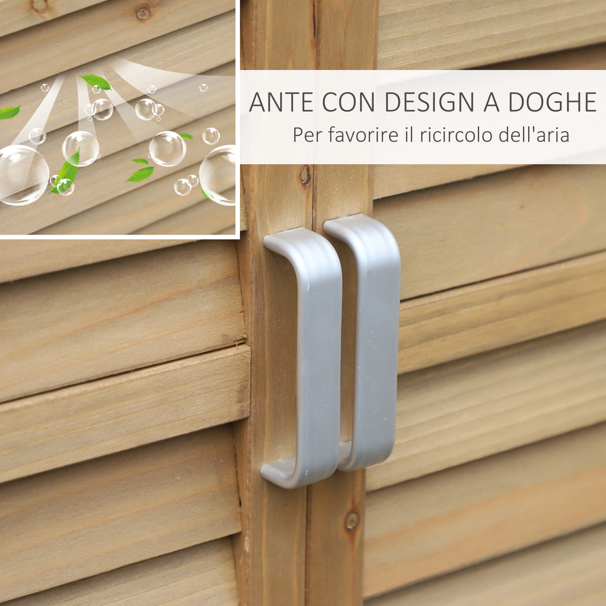 easycomfort easycomfort casetta da giardino in legno di abete con tetto in bitume impermeabile 87x46.5x96.5cm