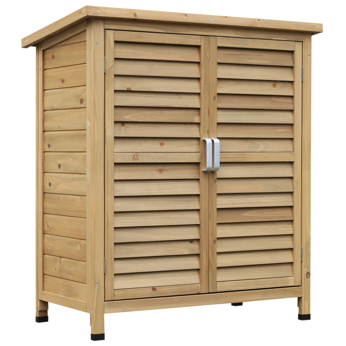 easycomfort easycomfort casetta da giardino in legno di abete con tetto in bitume impermeabile 87x46.5x96.5cm