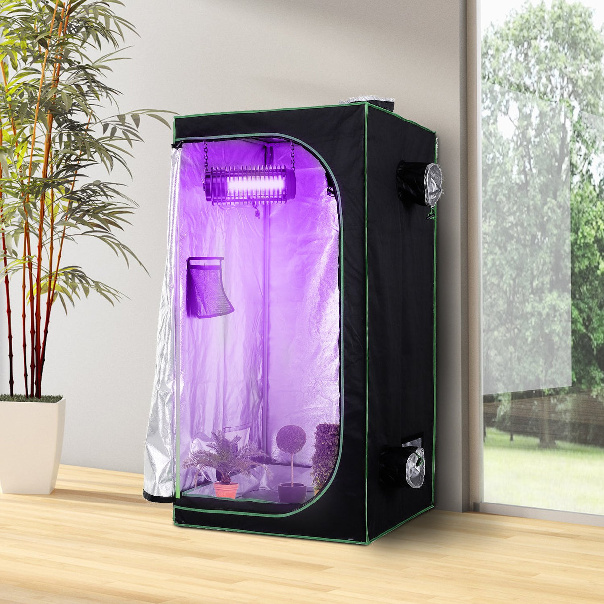 easycomfort easycomfort tenda per coltivazione idroponica grow tent 80x80x160cm ean 8055776910598