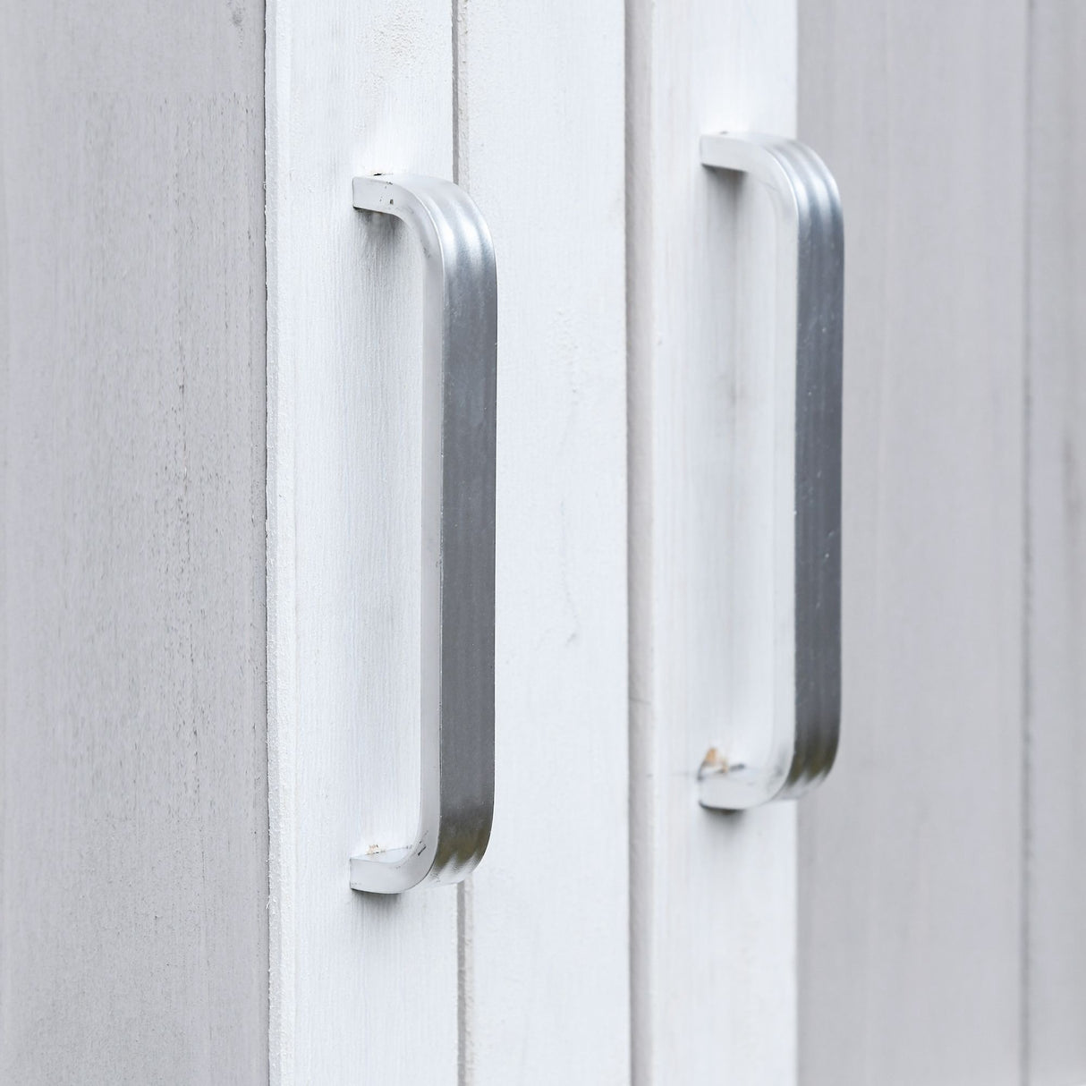 easycomfort easycomfort casetta porta attrezzi in legno di abete a 3 livelli con tetto in bitume 77x58x175 cm grigio