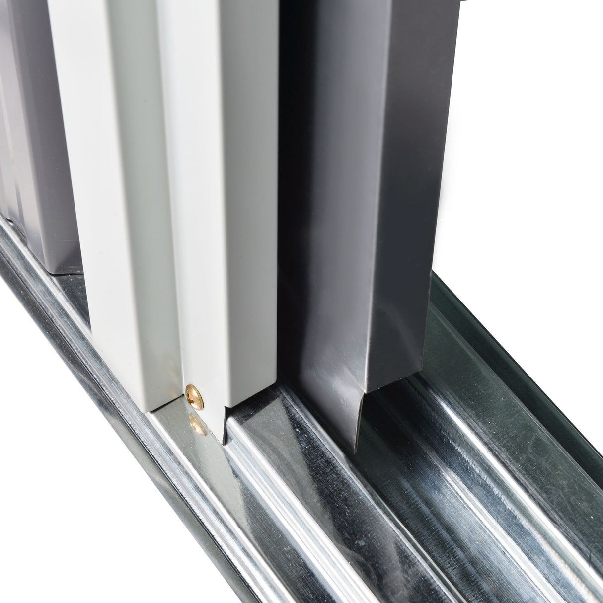 easycomfort easycomfort casetta da giardino porta utensili in lamiera di acciaio capanno da giardino in acciaio con porte scorrevoli 163x89x182cm nero ean 8054144133409