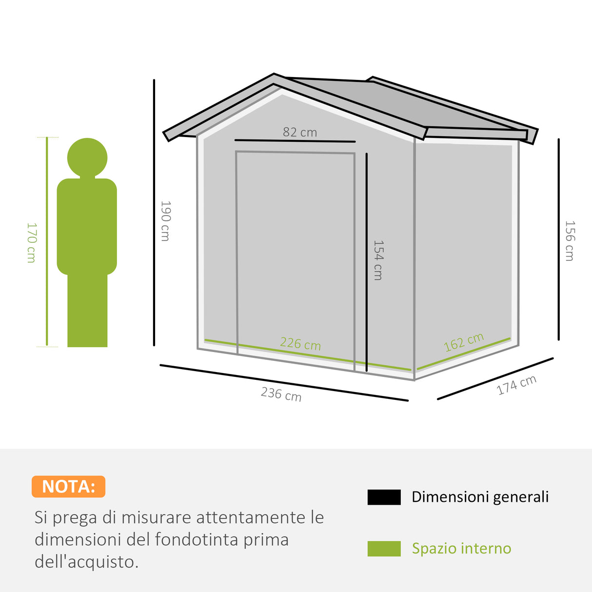 easycomfort easycomfort casetta da giardino porta utensili in lamiera di acciaio capanno da giardino in acciaio con porte scorrevoli 236x174x190cm grigio