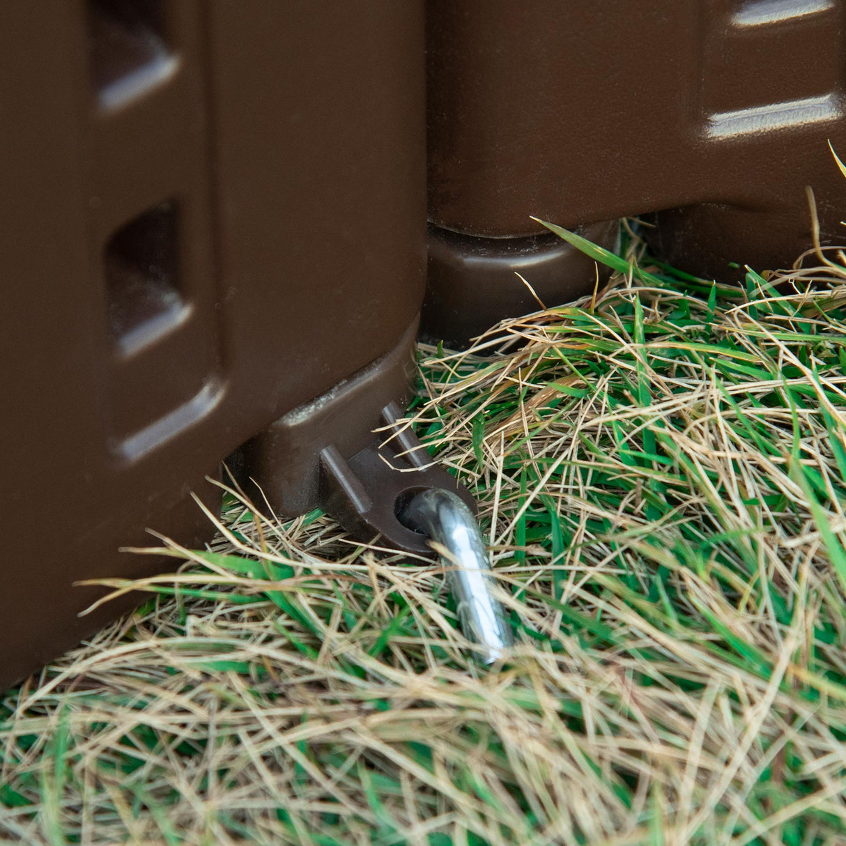 easycomfort easycomfort letto per orto rialzato in hdpe fioriera da esterno rotonda 123x21cm marrone