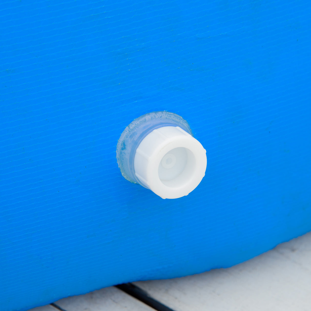 easycomfort easycomfort piscina gonfiabile da giardino per 3 4 persone in pvc a 3 strati con valvola di scarico e pompa manuale inclusa 274x76cm blu