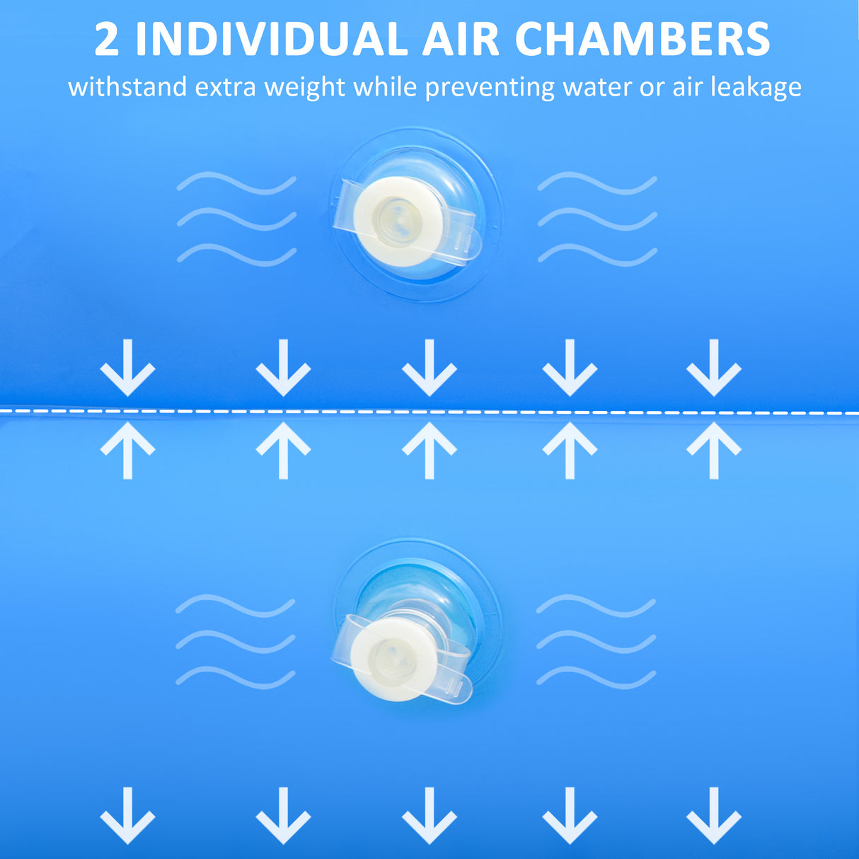 easycomfort easycomfort piscina gonfiabile rettangolare da esterni per 1 2 adulti in pvc resistente 2 camere daria e valvola di scarico 262x176x56cm blu