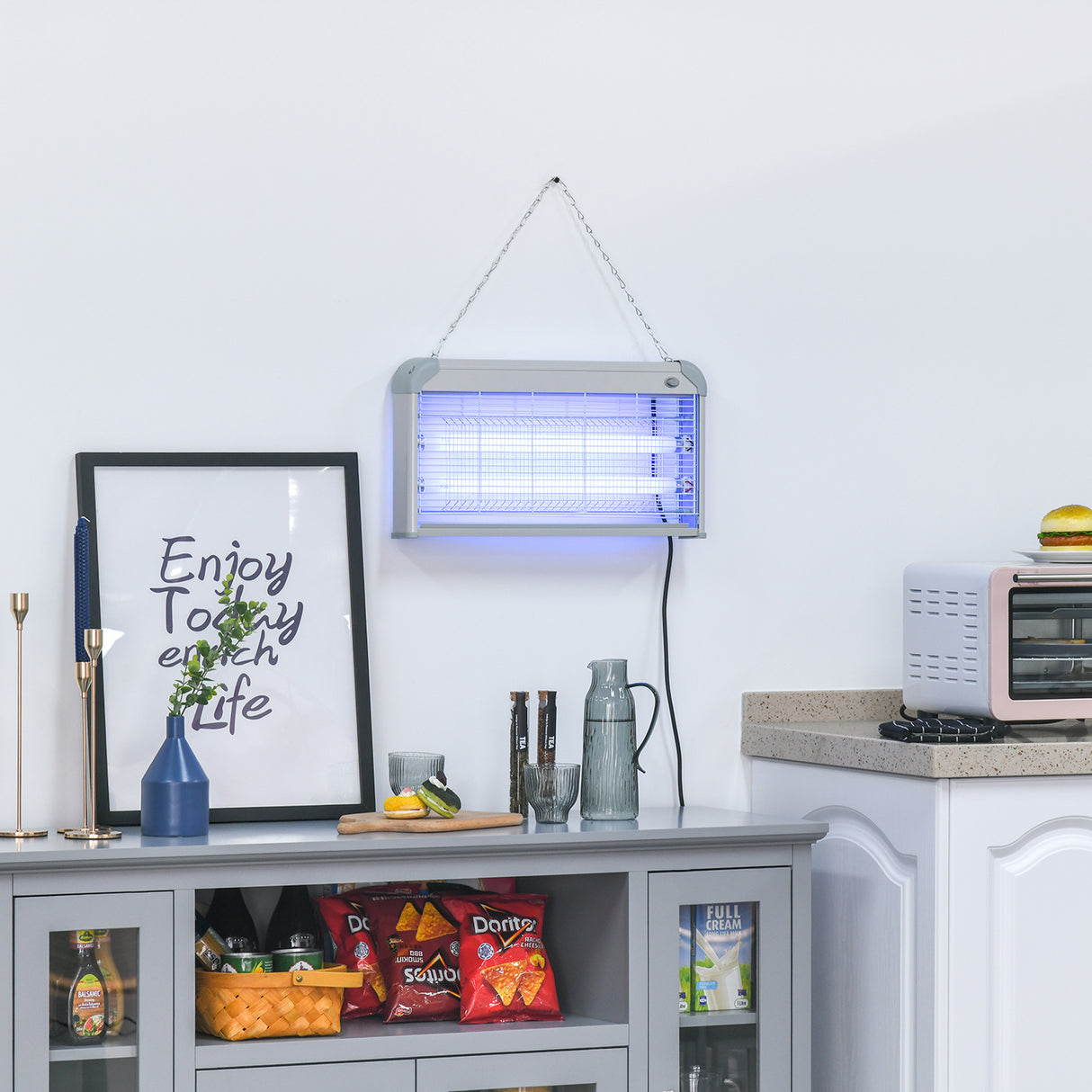 easycomfort easycomfort lampada antizanzare 30w 48.5x8.5x26.5cm ean 8054111844901