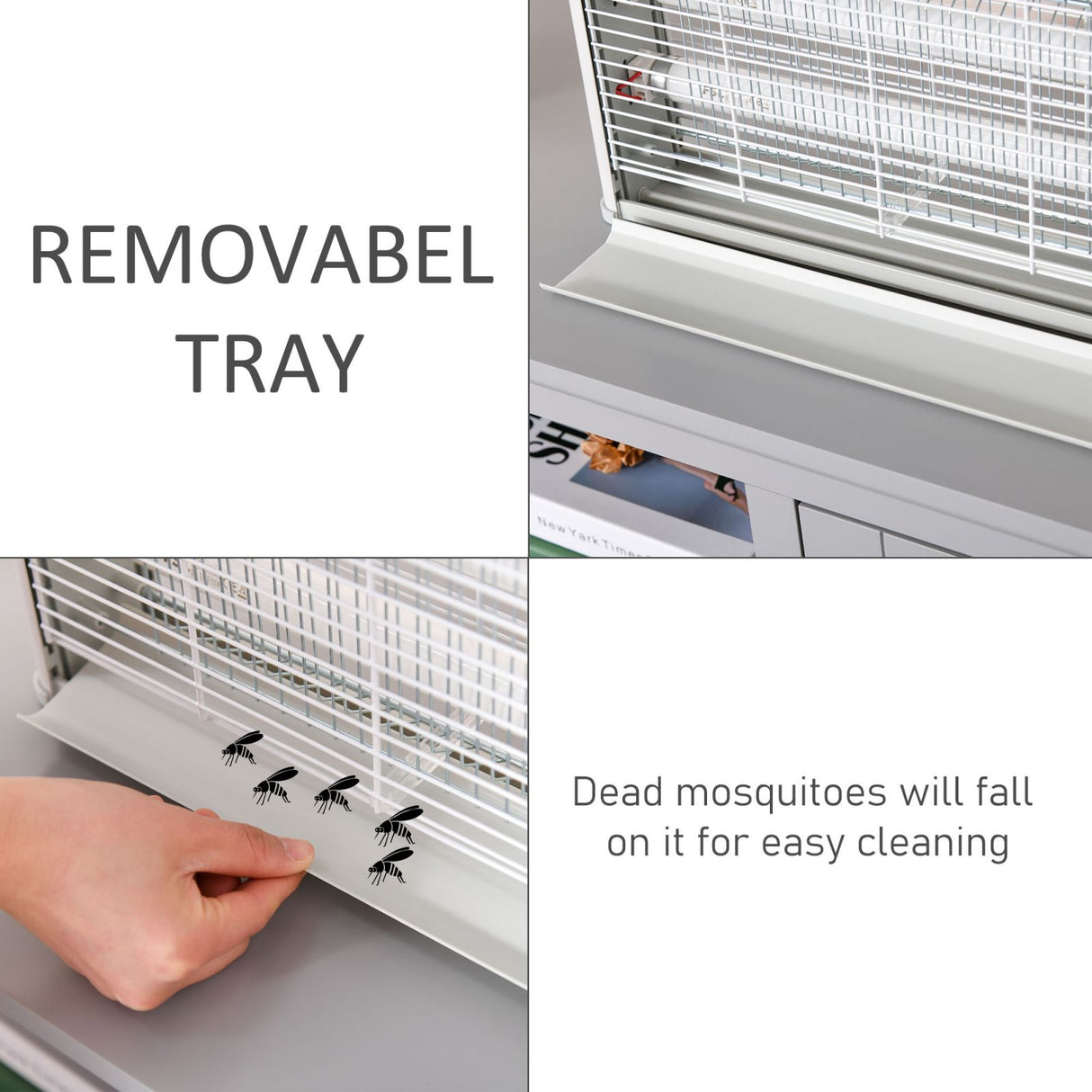 easycomfort easycomfort zanzariera elettrica 20w elettroinsetticida da esterno e interno con lampada antizanzare a led per 60m ean 8054111845236