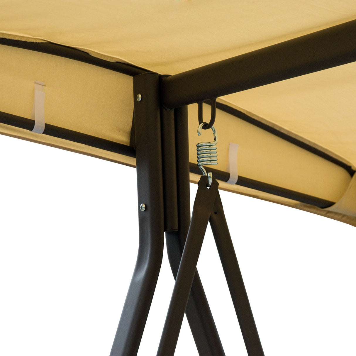 easycomfort easycomfort dondolo da giardino 3 posti con tetto inclinabile e cuscini imbottiti