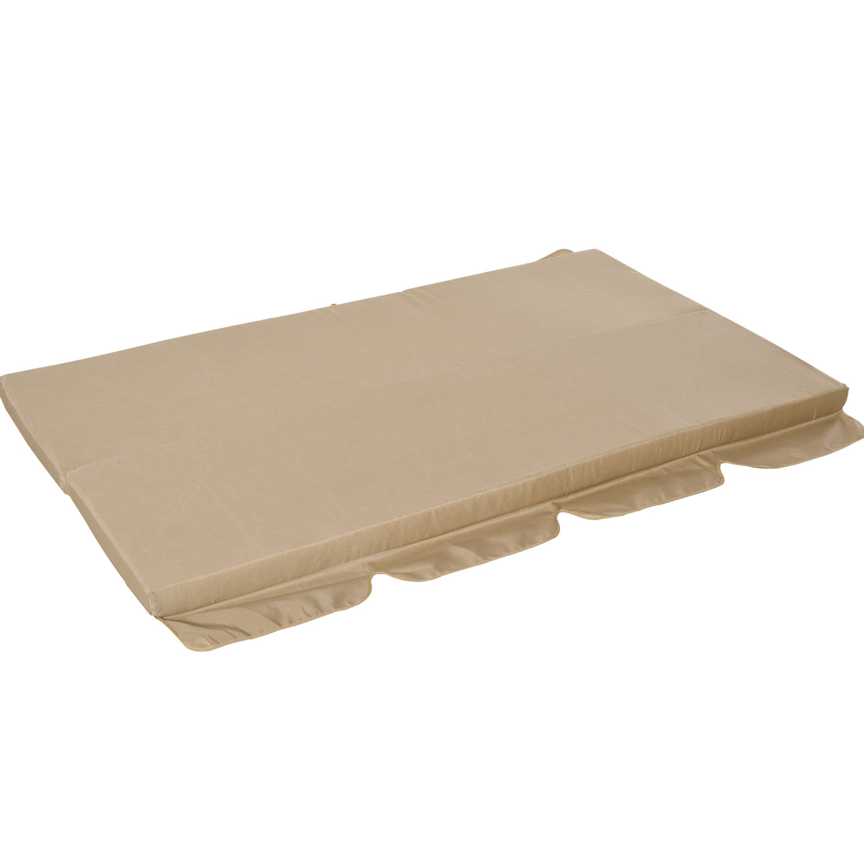 easycomfort easycomfort dondolo 3 posti da giardino convertibile in lettino con gazebo con zanzariera e cuscini beige