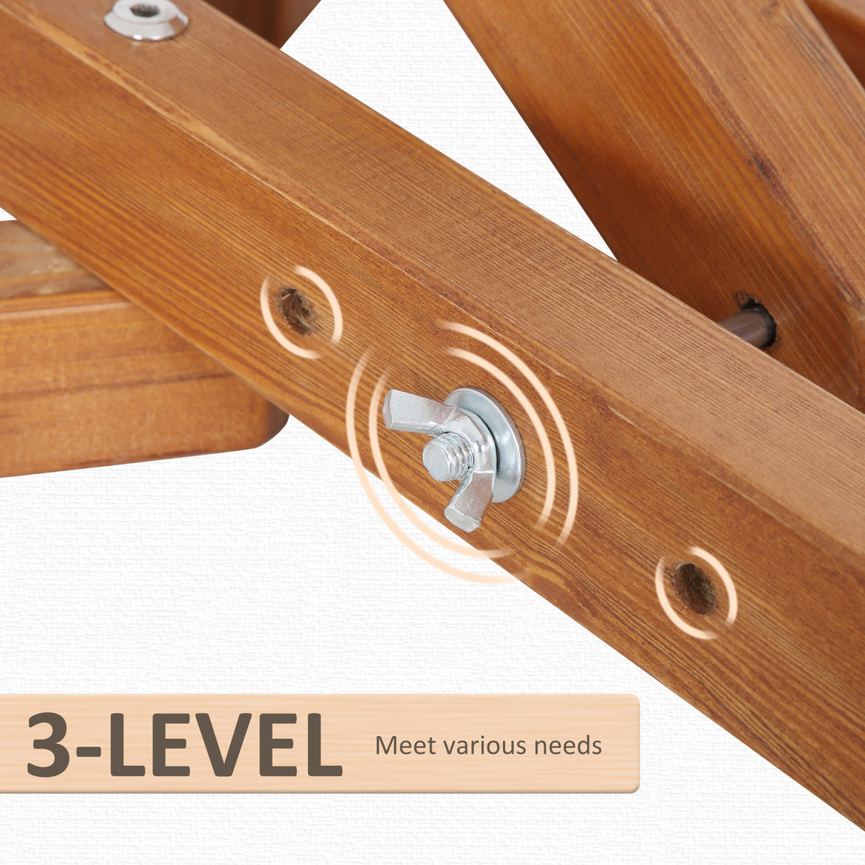 easycomfort easycomfort supporto amaca 4m pieghevole e regolabile su 3 livelli in legno