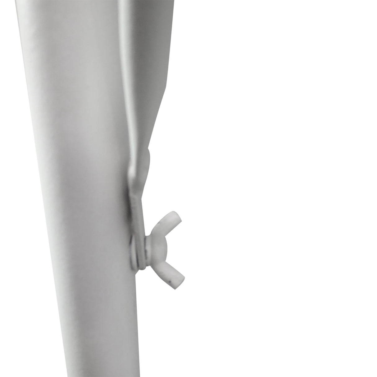 easycomfort easycomfort tavolo da ringhiera altezza regolabile 3 livelli in metallo 60x56 5x45cm bianco