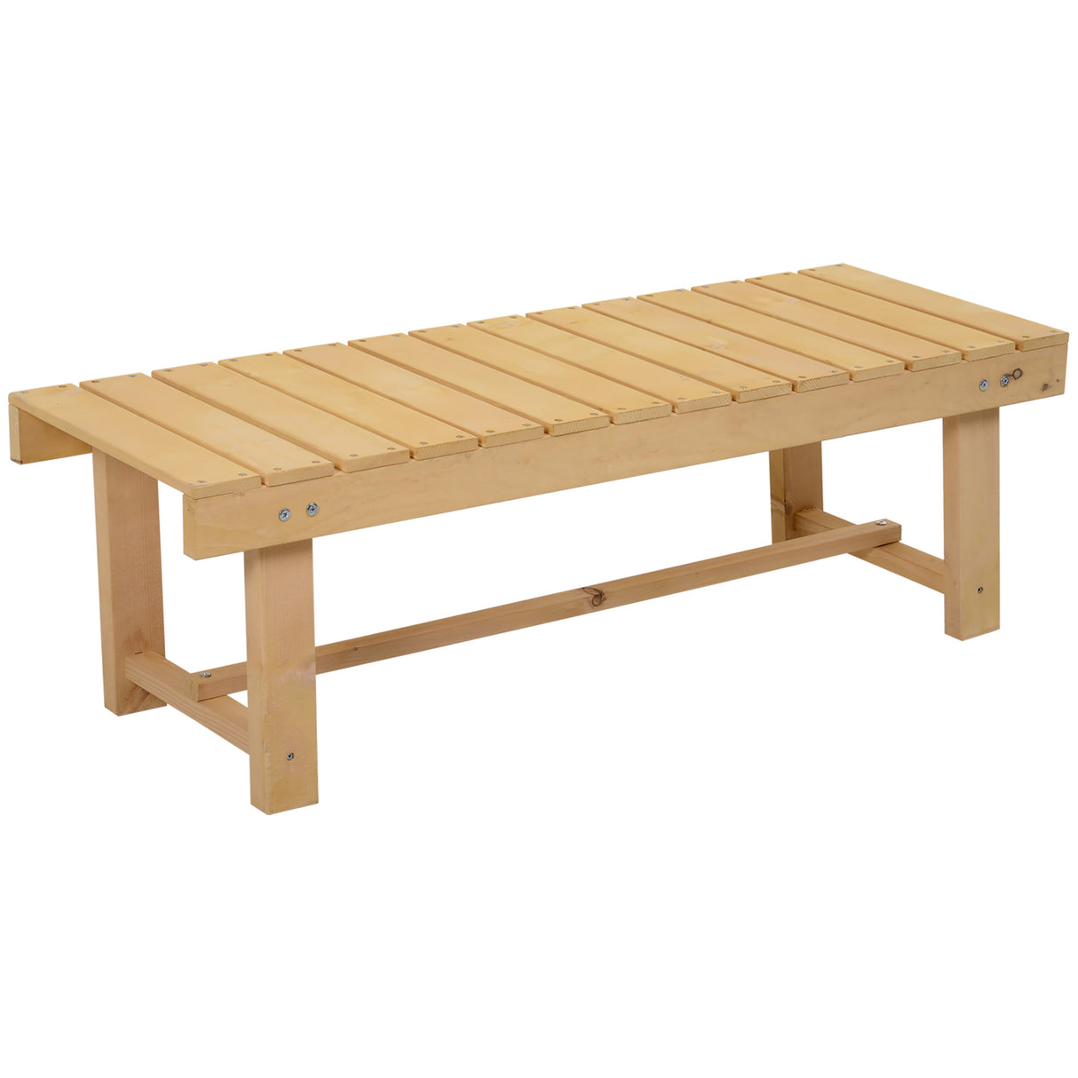 easycomfort easycomfort panchina da esterni impermeabile 2 posti in legno di abete 110x38x35cm ean 8054144130538