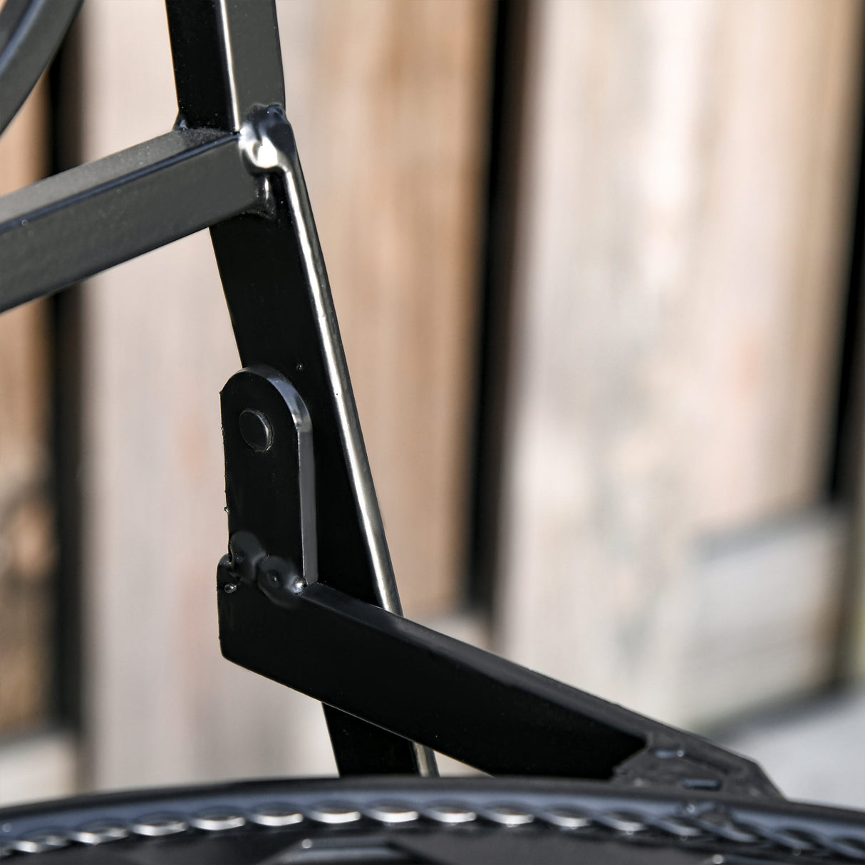 easycomfort easycomfort set tavolo e sedie da giardino 3 pezzi mobili da esterno pieghevoli in metallo con maioliche colorate