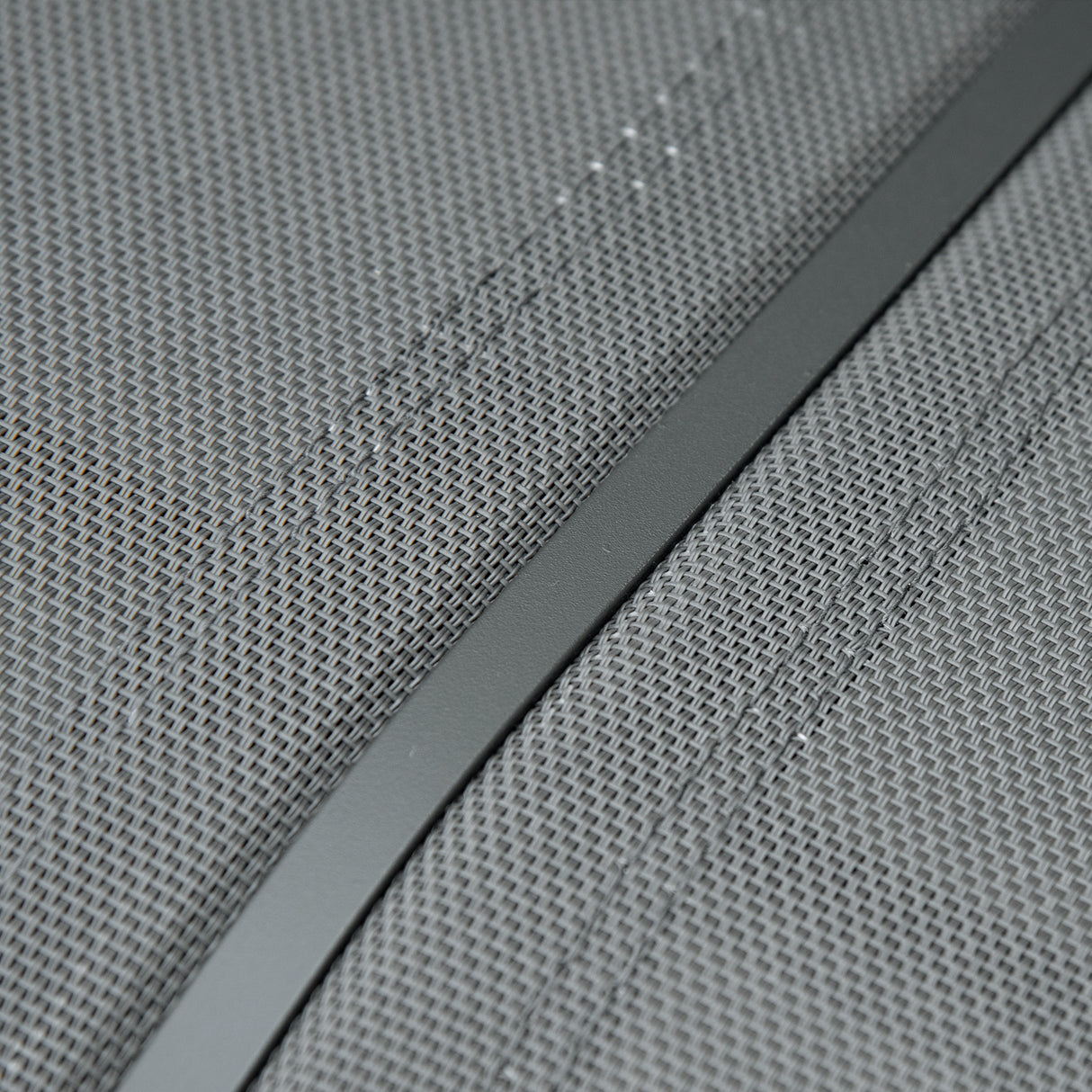 easycomfort easycomfort panchina a dondolo da giardino a 3 posti in metallo e tessuto a rete traspirante 151x75x85cm grigio