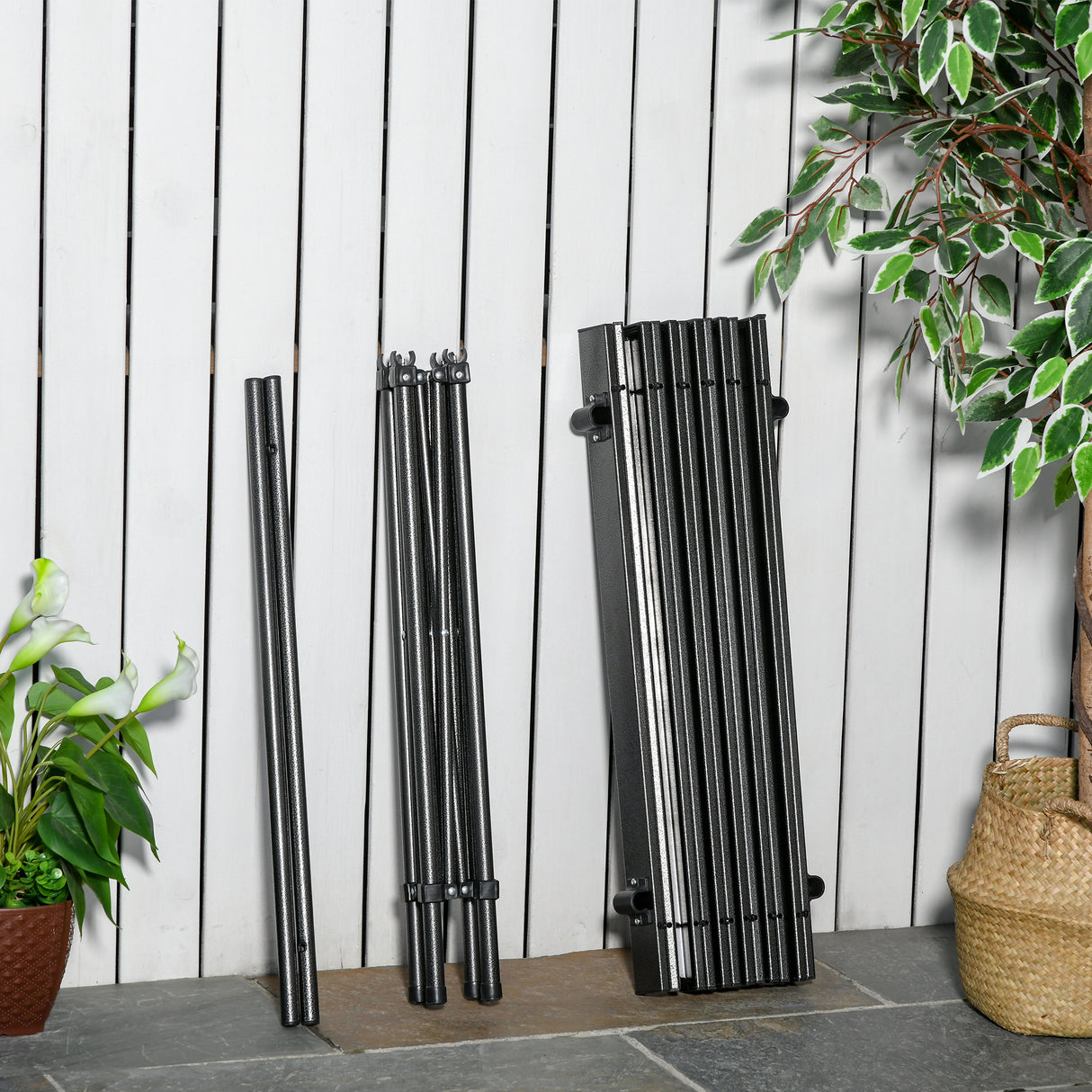 easycomfort easycomfort tavolo da campeggio pieghevole e arrotolabile con borsa da viaggio nera ean 8054144132945