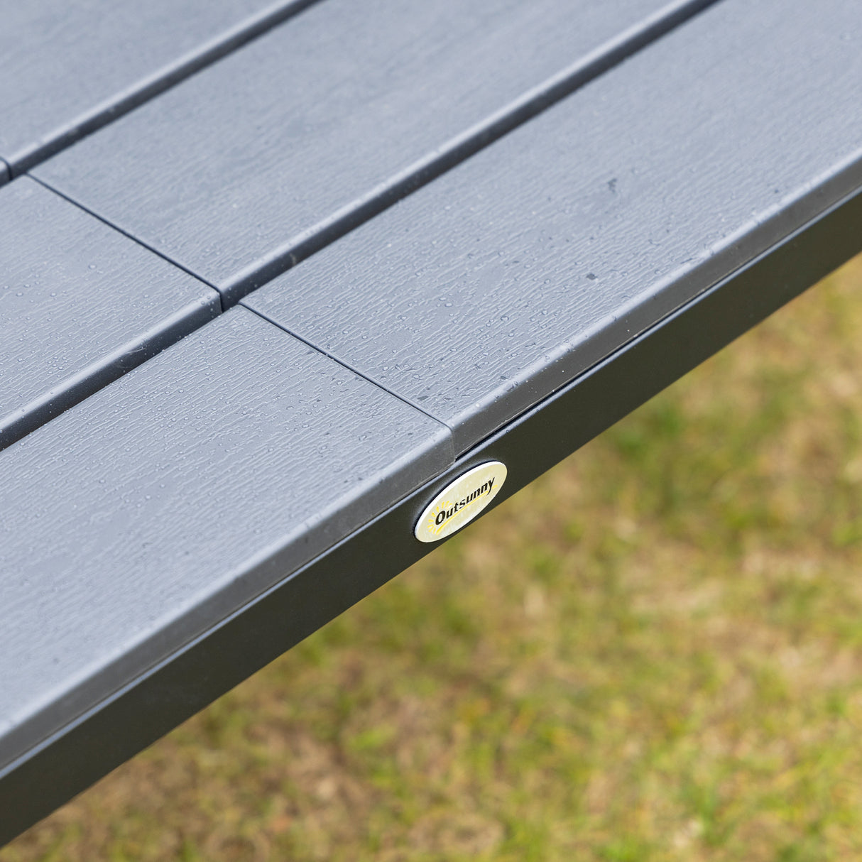 easycomfort easycomfort set salotto da giardino da 4 pezzi con panchina a 2 posti 2 poltrone e tavolino caffe