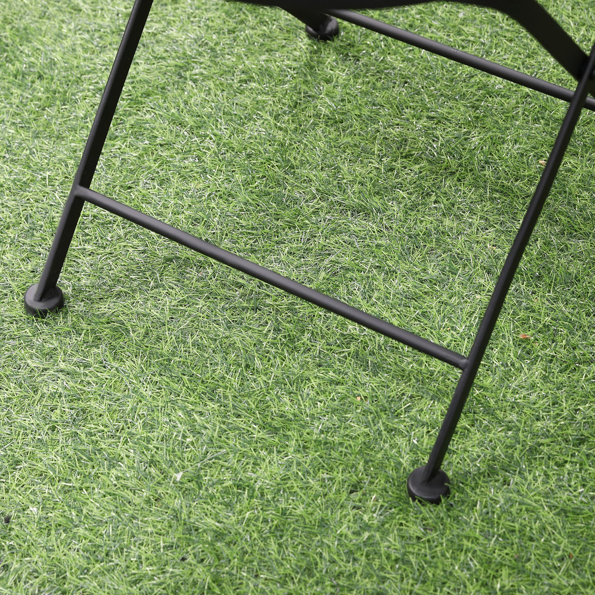 easycomfort easycomfort set da giardino 3 pezzi con 2 sedie pieghevoli e 1 tavolino rotondo a mosaico