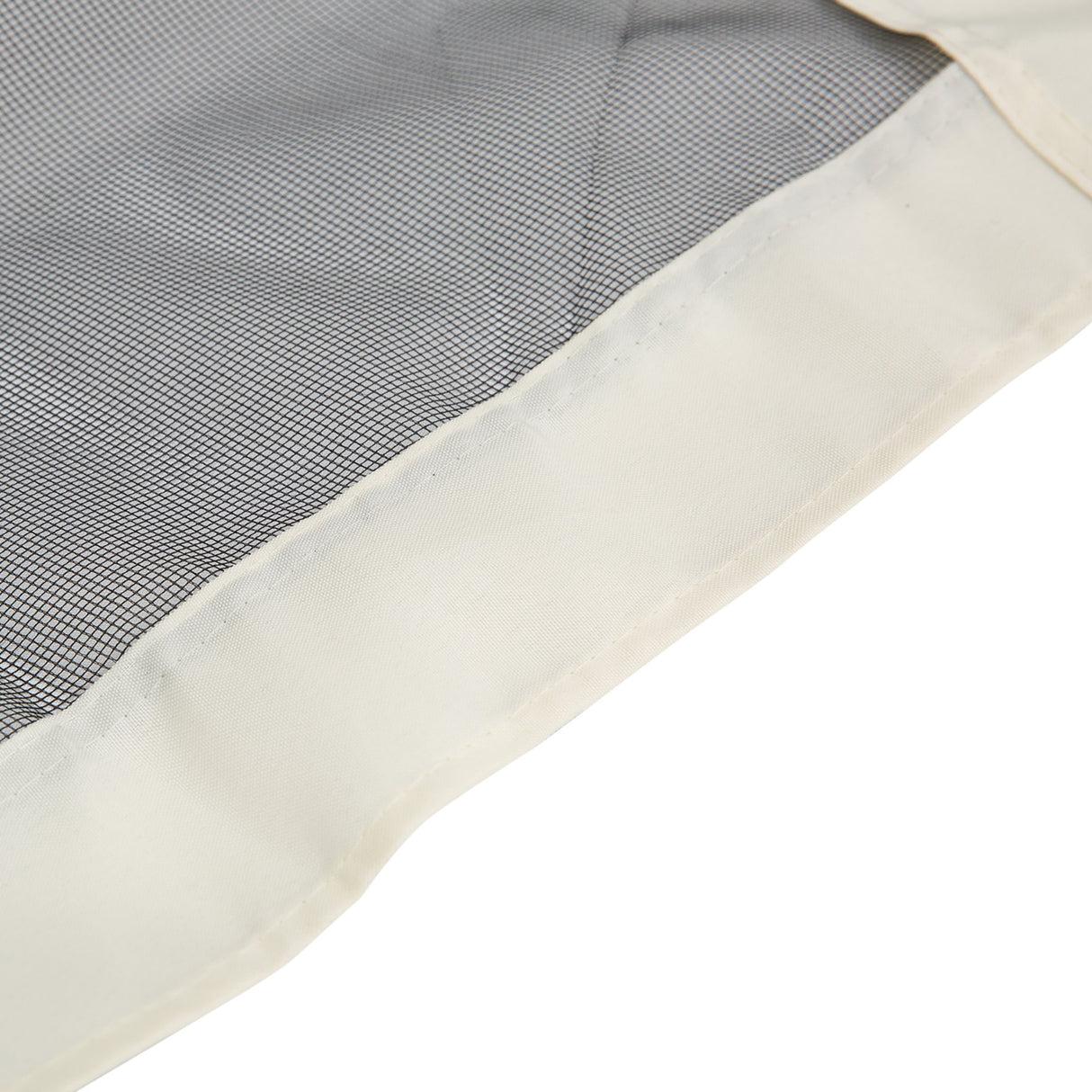 easycomfort easycomfort zanzariera per gazebo tende di ricambio universale con cerniere 335x207cm nerobeige