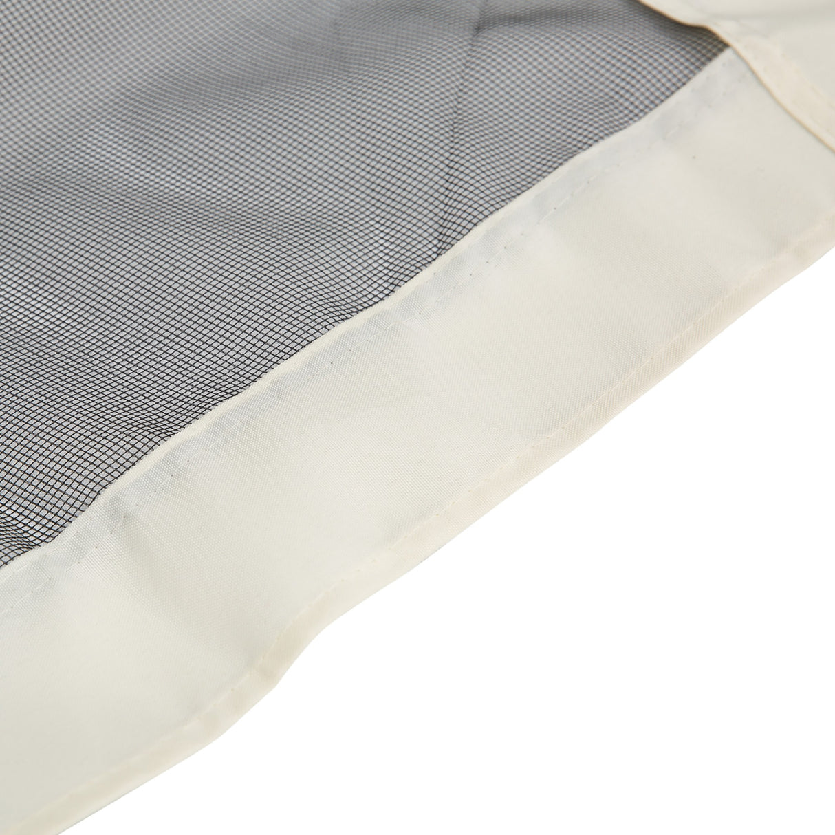 easycomfort easycomfort zanzariera per gazebo tende di ricambio universale con cerniere 352x207cm nerobeige