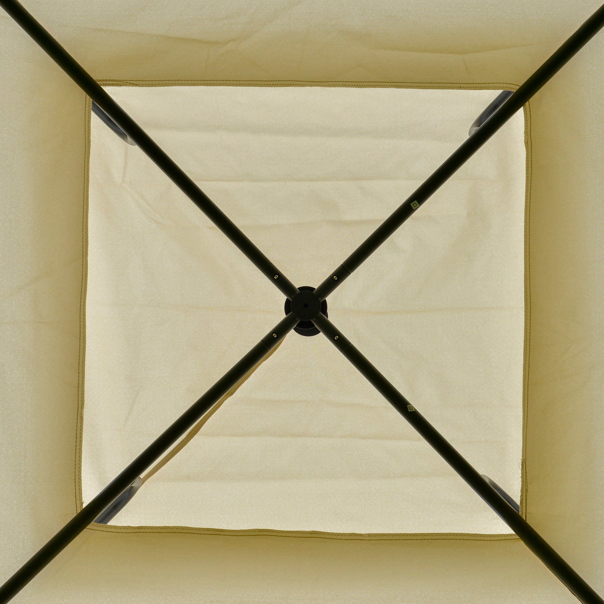 easycomfort easycomfort gazebo da esterno o giardino in metallo con doppio tettuccio beige ean 8055776912899