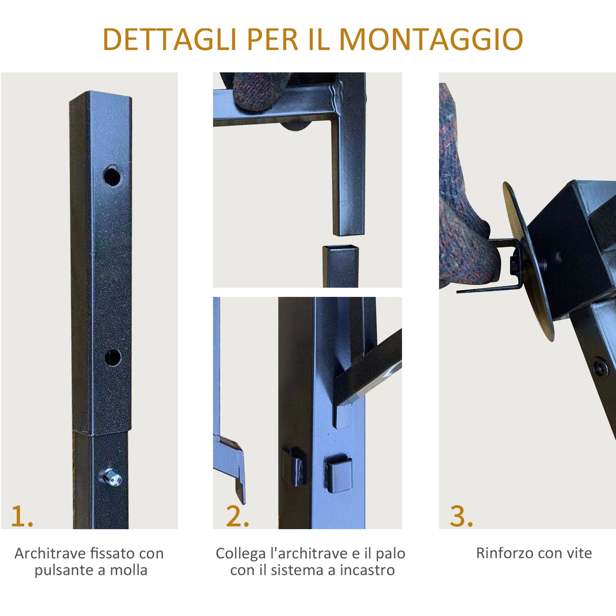 easycomfort easycomfort gazebo da giardino con zanzariera 3.6x3m tetto policarbonato marrone