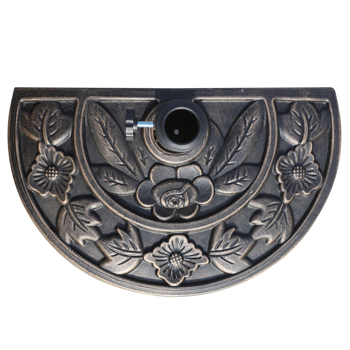 easycomfort easycomfort base per ombrellone in resina regolabile con manopola 9 kg 50x31x32cm ean 8054111841481